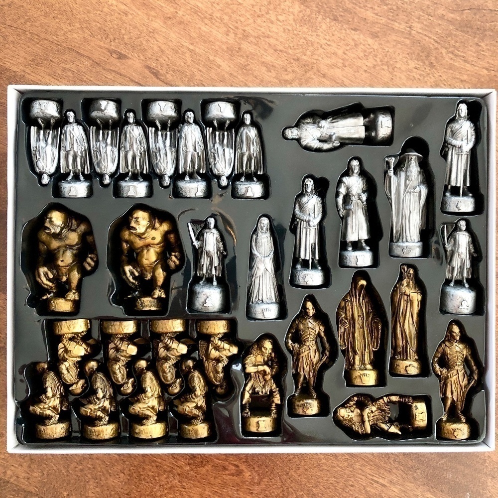 Lord Of The‎ Rings, 2002, Vintage, Chess Set, The Fellowship Of The Rings - Picture 2 of 15